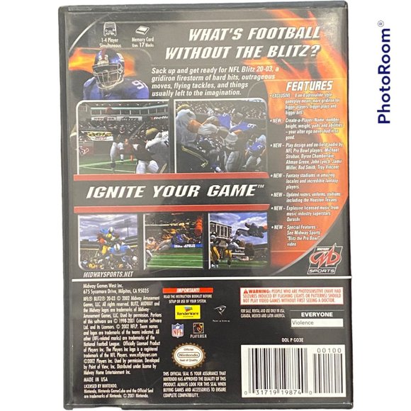 Nintendo GameCube - NFL Blitz 2003 game, complete with manual - Picture 3 of 3